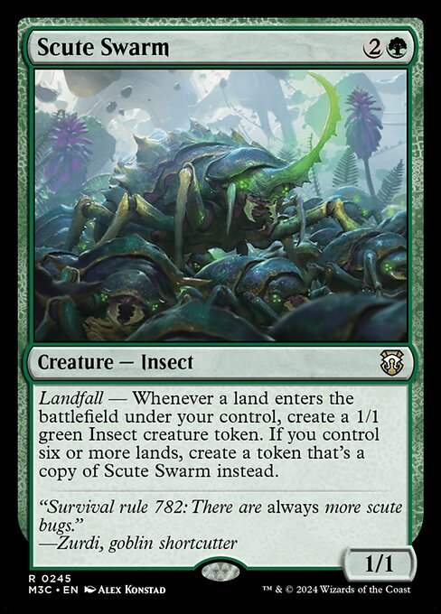 Scute Swarm from Modern Horizons 3 Commander