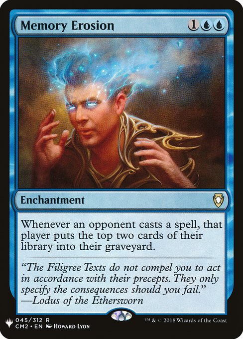 Memory Erosion highlighted card art
