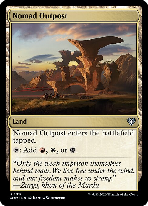 Nomad Outpost from Commander Masters