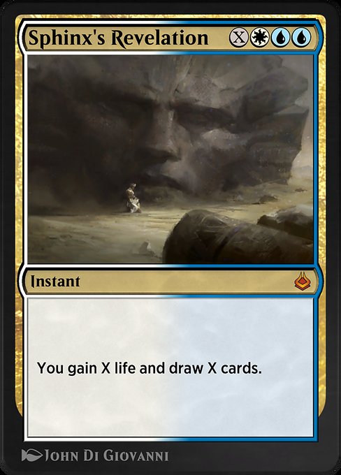 Sphinx's Revelation from Amonkhet Remastered