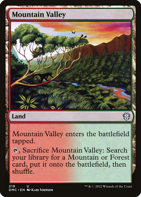 Mountain Valley from Dominaria United Commander