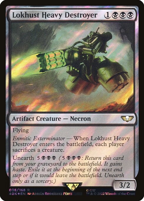 Lokhust Heavy Destroyer highlighted card art