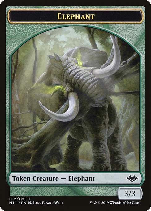 Elephant from Modern Horizons Tokens