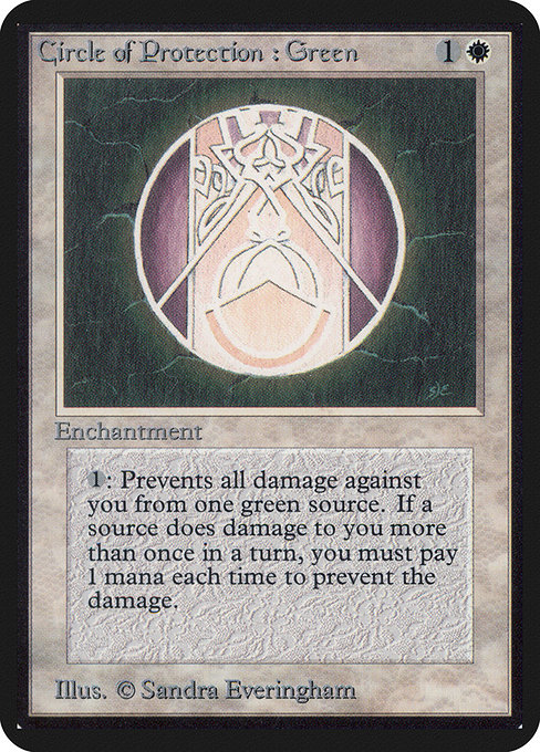 Circle of Protection: Green from Limited Edition Alpha