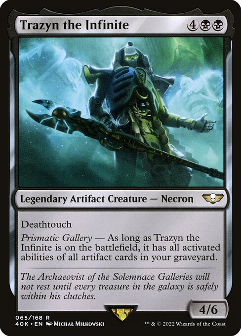 Trazyn the Infinite highlighted card art