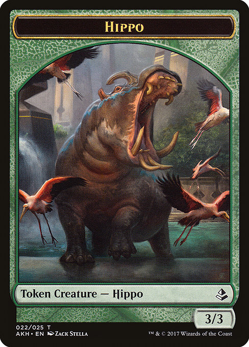 Hippo highlighted card art