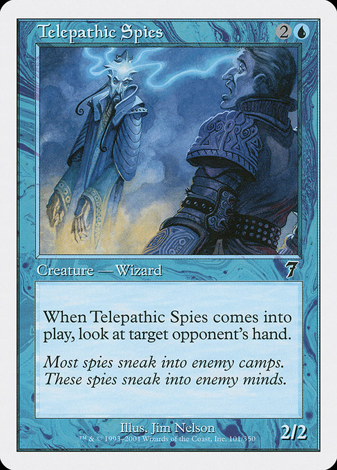 Telepathic Spies highlighted card art