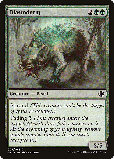 Blastoderm from Duel Decks Anthology: Garruk vs. Liliana