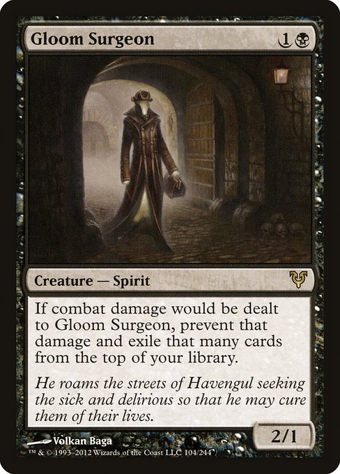 Gloom Surgeon highlighted card art