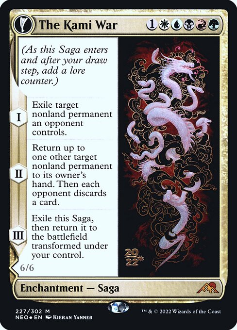The Kami War // O-Kagachi Made Manifest from Kamigawa: Neon Dynasty Promos