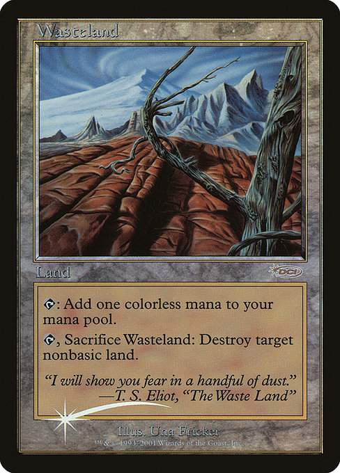 Wasteland from Magic Player Rewards 2001