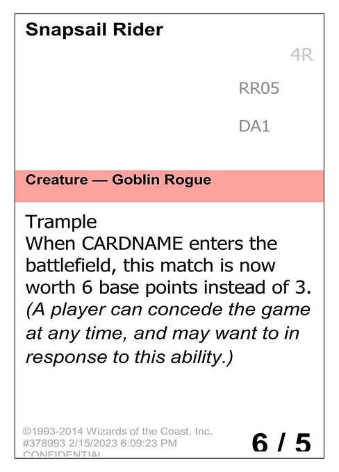 Snapsail Rider highlighted card art