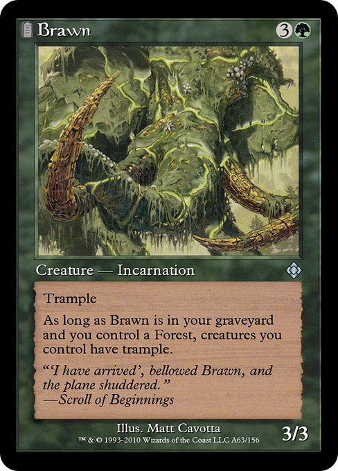 Brawn from Magic Online Theme Decks