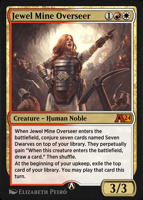 Jewel Mine Overseer highlighted card art