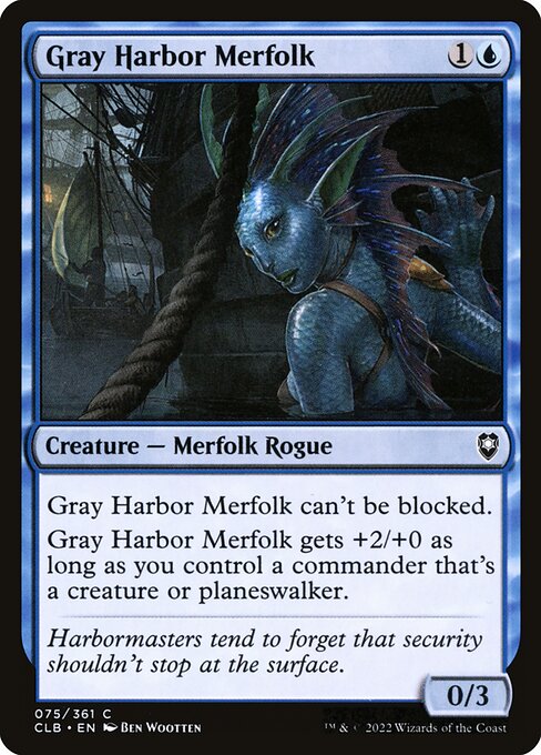 Gray Harbor Merfolk highlighted card art