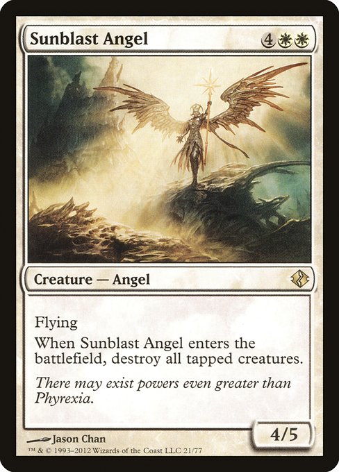 Sunblast Angel from Duel Decks: Venser vs. Koth