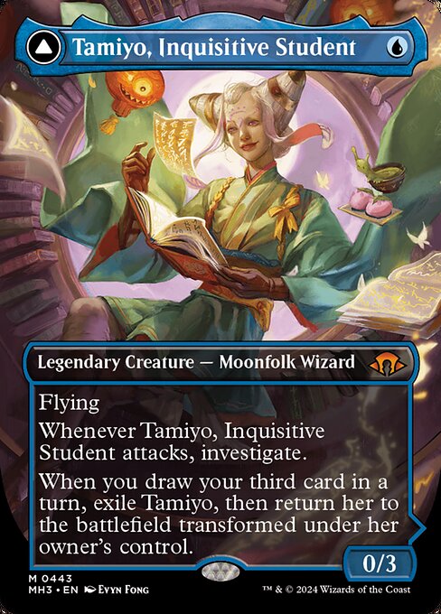 Tamiyo, Inquisitive Student // Tamiyo, Seasoned Scholar from Modern Horizons 3