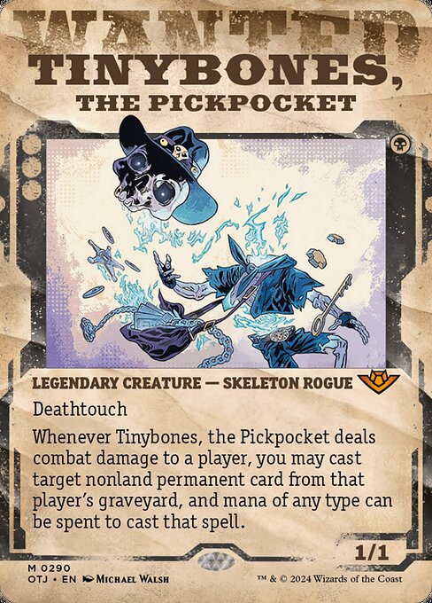 Tinybones, the Pickpocket highlighted card art