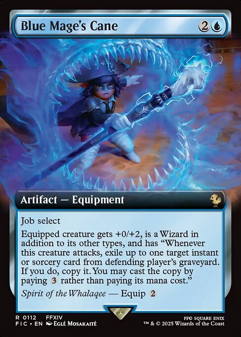 Blue Mage's Cane highlighted card art