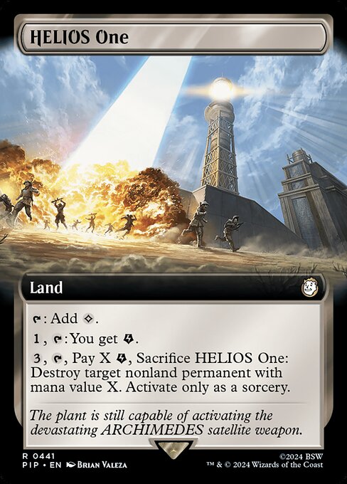 HELIOS One highlighted card art
