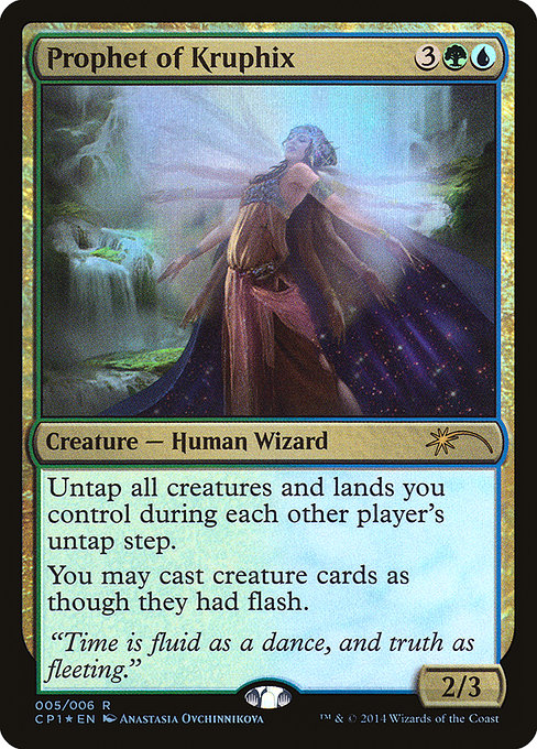 Prophet of Kruphix from Magic 2015 Clash Pack