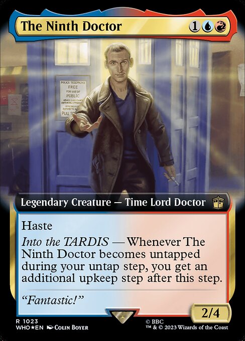 The Ninth Doctor highlighted card art