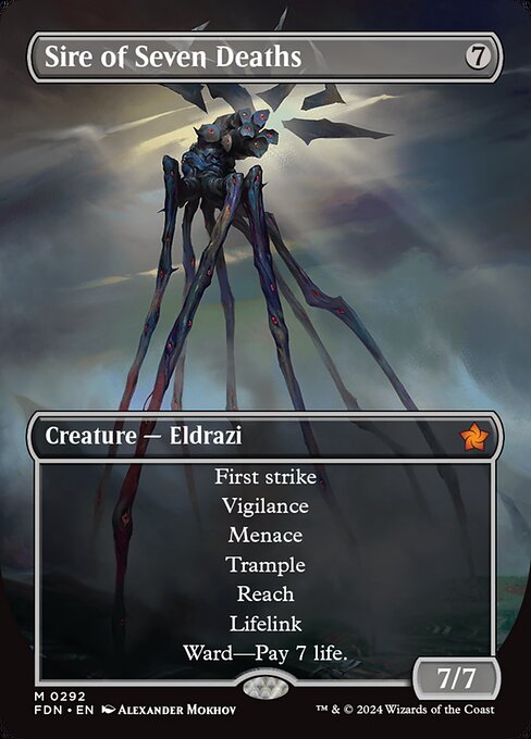 Sire of Seven Deaths highlighted card art