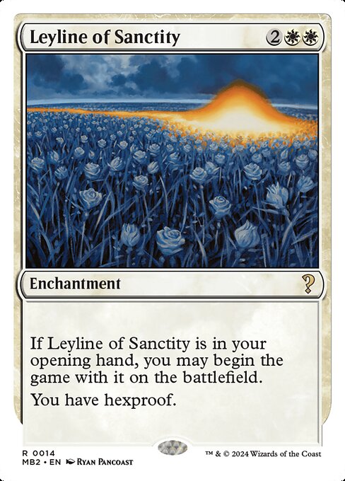 Leyline of Sanctity highlighted card art