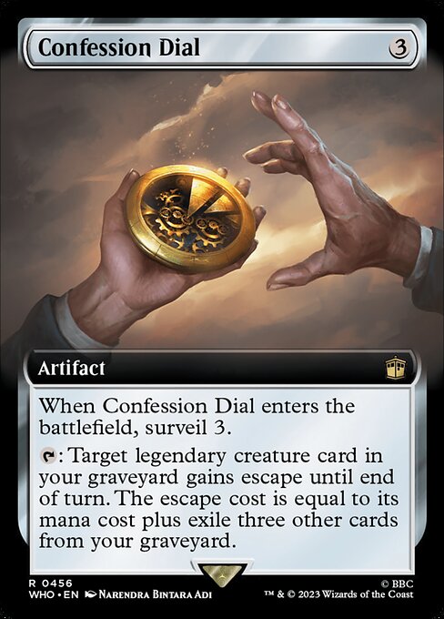 Confession Dial highlighted card art
