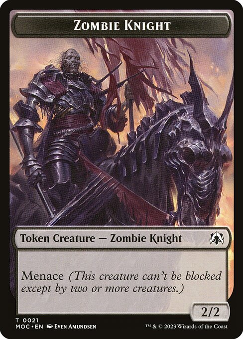 Zombie Knight highlighted card art