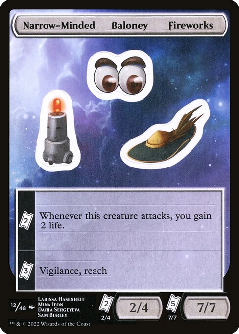 Narrow-Minded Baloney Fireworks highlighted card art
