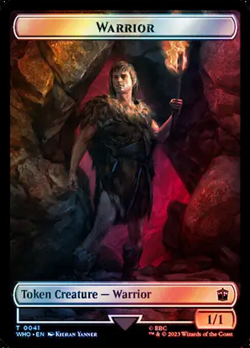 Warrior from Doctor Who Tokens