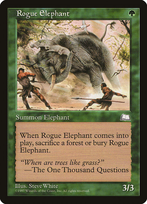 Rogue Elephant from Weatherlight