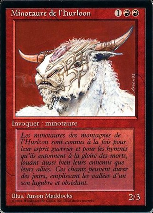 Hurloon Minotaur from Foreign Black Border