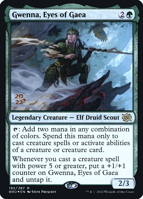 Gwenna, Eyes of Gaea from The Brothers' War Promos