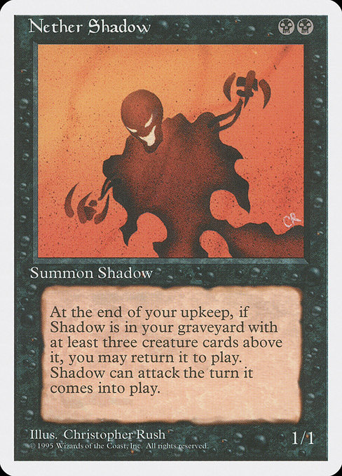 Nether Shadow from Fourth Edition