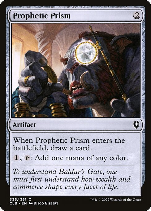 Prophetic Prism from Commander Legends: Battle for Baldur's Gate