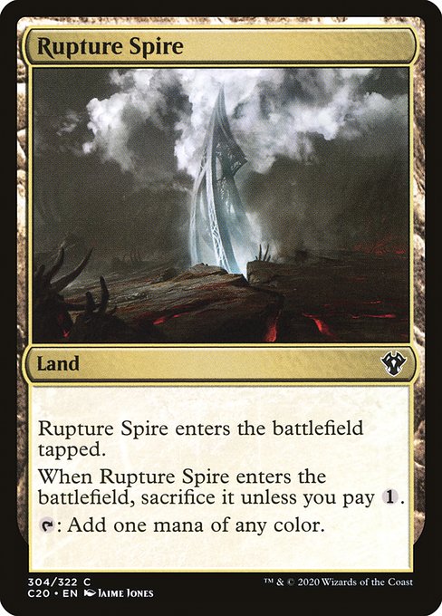 Rupture Spire from Commander 2020