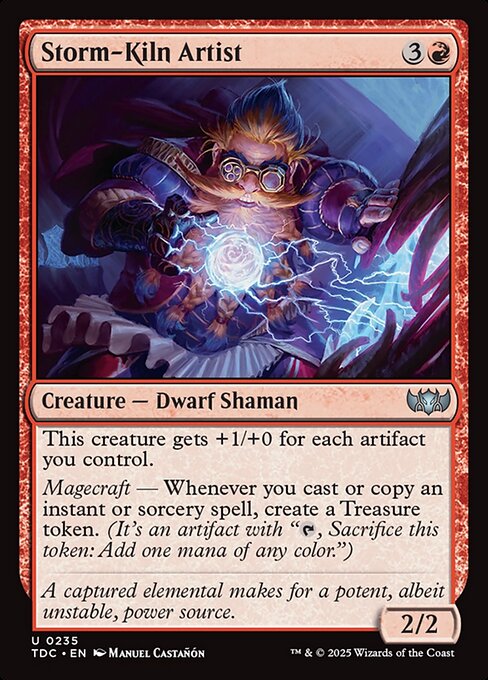 Storm-Kiln Artist highlighted card art