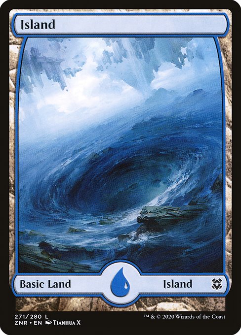 Island from Zendikar Rising