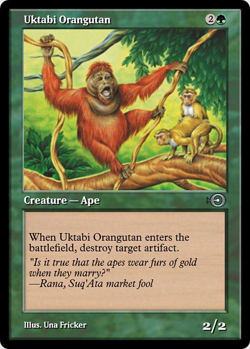 Uktabi Orangutan from Magic Online Promos