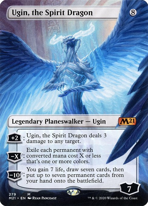 Ugin, the Spirit Dragon from Core Set 2021