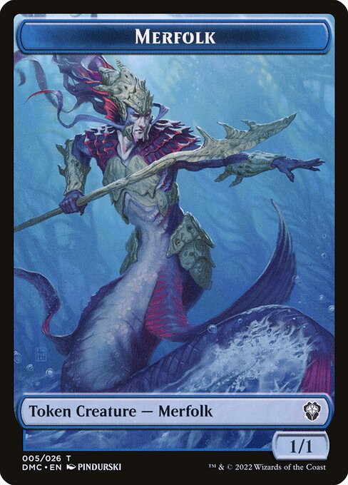 Merfolk from Dominaria United Tokens