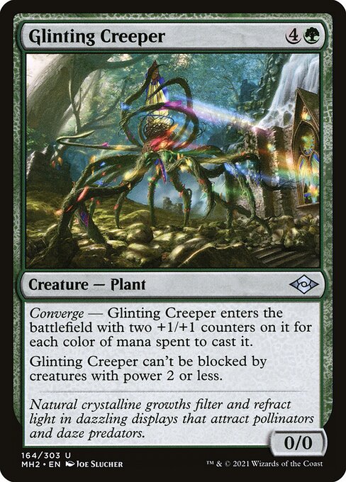 Glinting Creeper highlighted card art