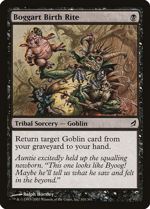 Boggart Birth Rite highlighted card art