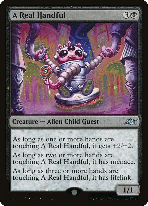 A Real Handful highlighted card art