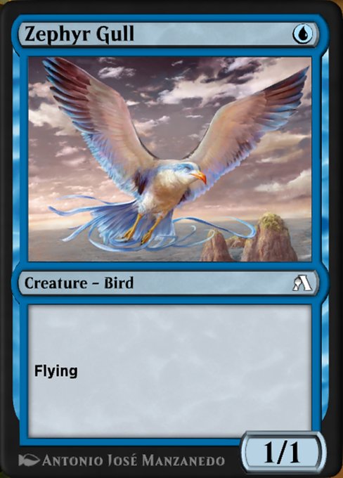 Zephyr Gull from Arena New Player Experience Cards