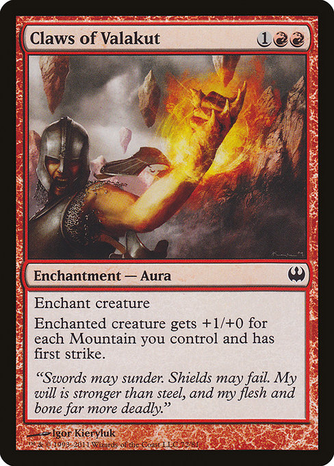 Claws of Valakut highlighted card art