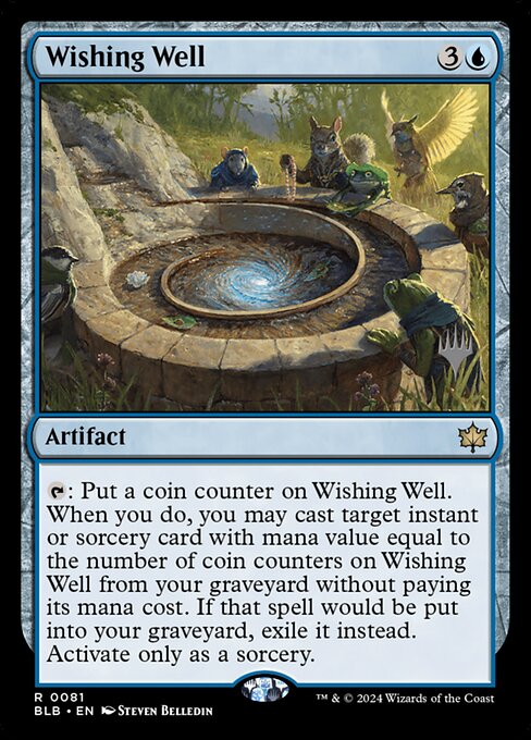 Wishing Well highlighted card art