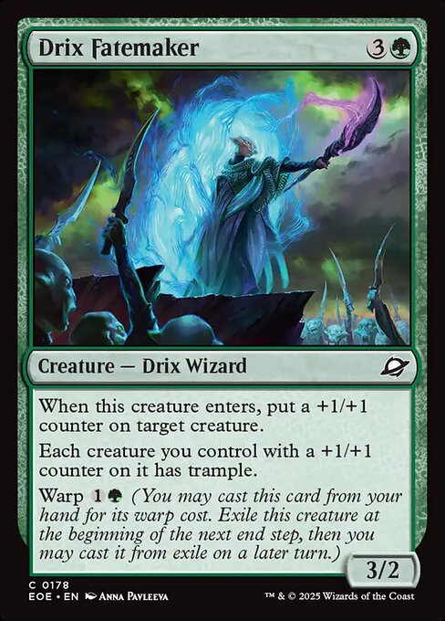 Drix Fatemaker highlighted card art